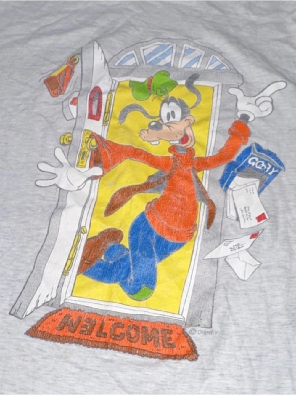 Vintage 90s Disney Goofy Single Stitched Graphic Tee - Adult XL